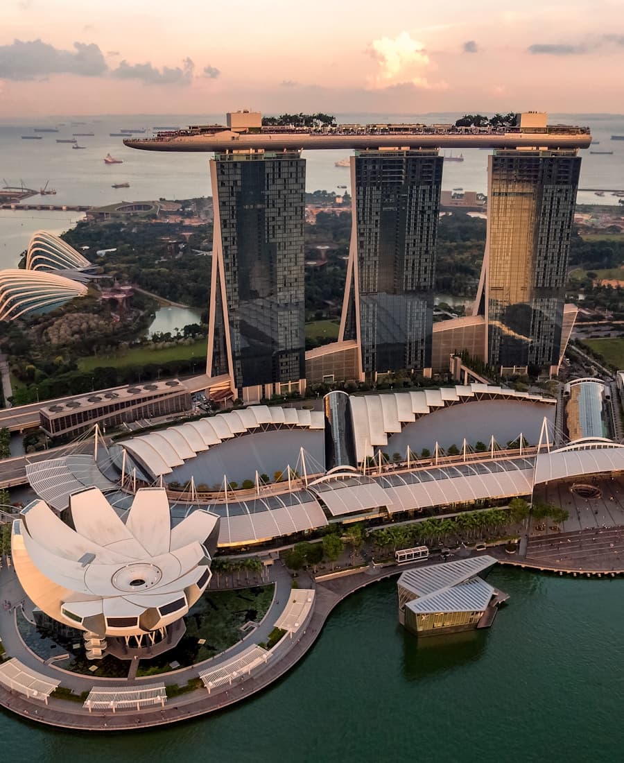 Marina Bay skyline, Singapore
